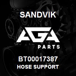 BT00017387 Sandvik HOSE SUPPORT | AGA Parts