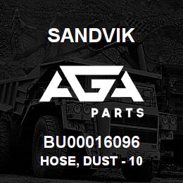 BU00016096 Sandvik HOSE, DUST - 10 | AGA Parts