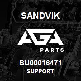 BU00016471 Sandvik SUPPORT | AGA Parts