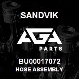 BU00017072 Sandvik HOSE ASSEMBLY | AGA Parts