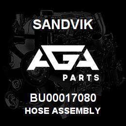BU00017080 Sandvik HOSE ASSEMBLY | AGA Parts