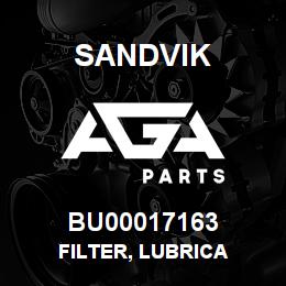 BU00017163 Sandvik FILTER, LUBRICA | AGA Parts