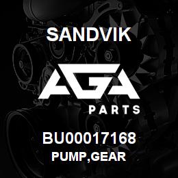 BU00017168 Sandvik PUMP,GEAR | AGA Parts
