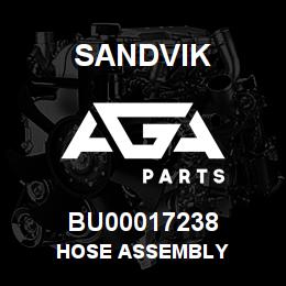 BU00017238 Sandvik HOSE ASSEMBLY | AGA Parts
