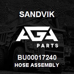 BU00017240 Sandvik HOSE ASSEMBLY | AGA Parts