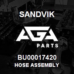 BU00017420 Sandvik HOSE ASSEMBLY | AGA Parts