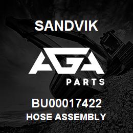 BU00017422 Sandvik HOSE ASSEMBLY | AGA Parts