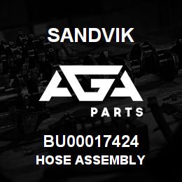 BU00017424 Sandvik HOSE ASSEMBLY | AGA Parts