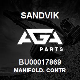 BU00017869 Sandvik MANIFOLD, CONTR | AGA Parts