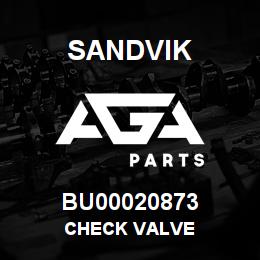BU00020873 Sandvik CHECK VALVE | AGA Parts