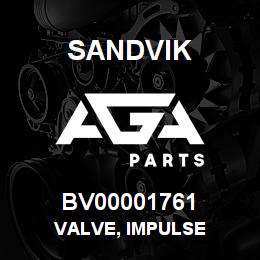 BV00001761 Sandvik VALVE, IMPULSE | AGA Parts
