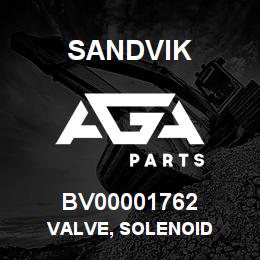 BV00001762 Sandvik VALVE, SOLENOID | AGA Parts
