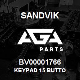 BV00001766 Sandvik KEYPAD 15 BUTTO | AGA Parts