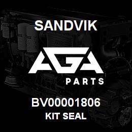 BV00001806 Sandvik KIT SEAL | AGA Parts