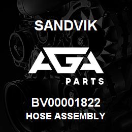 BV00001822 Sandvik HOSE ASSEMBLY | AGA Parts