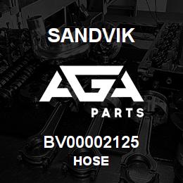 BV00002125 Sandvik HOSE | AGA Parts