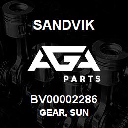 BV00002286 Sandvik GEAR, SUN | AGA Parts