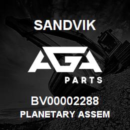 BV00002288 Sandvik PLANETARY ASSEM | AGA Parts