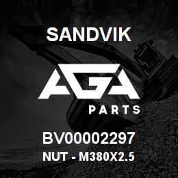 BV00002297 Sandvik NUT - M380X2.5 | AGA Parts