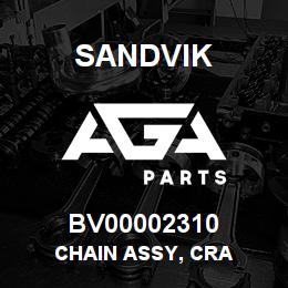 BV00002310 Sandvik CHAIN ASSY, CRA | AGA Parts