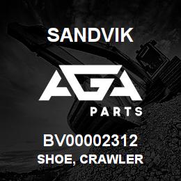 BV00002312 Sandvik SHOE, CRAWLER | AGA Parts