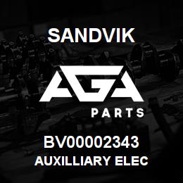 BV00002343 Sandvik AUXILLIARY ELEC | AGA Parts
