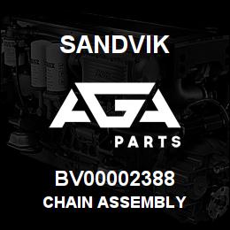 BV00002388 Sandvik CHAIN ASSEMBLY | AGA Parts
