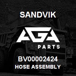 BV00002424 Sandvik HOSE ASSEMBLY | AGA Parts