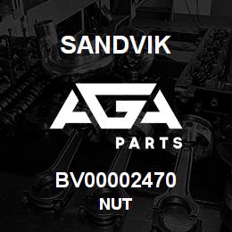 BV00002470 Sandvik NUT | AGA Parts