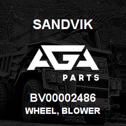BV00002486 Sandvik WHEEL, BLOWER | AGA Parts