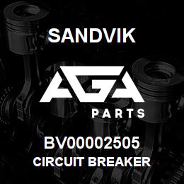 BV00002505 Sandvik CIRCUIT BREAKER | AGA Parts