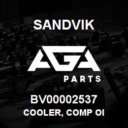 BV00002537 Sandvik COOLER, COMP OI | AGA Parts