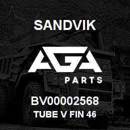 BV00002568 Sandvik TUBE V FIN 46 | AGA Parts