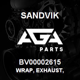 BV00002615 Sandvik WRAP, EXHAUST, | AGA Parts