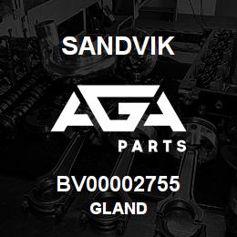 BV00002755 Sandvik GLAND | AGA Parts