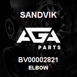 BV00002821 Sandvik ELBOW | AGA Parts