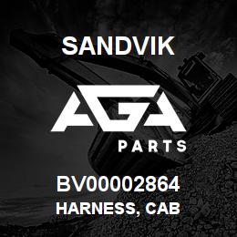 BV00002864 Sandvik HARNESS, CAB | AGA Parts