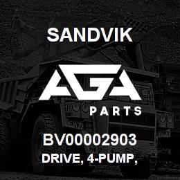 BV00002903 Sandvik DRIVE, 4-PUMP, | AGA Parts