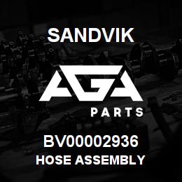 BV00002936 Sandvik HOSE ASSEMBLY | AGA Parts