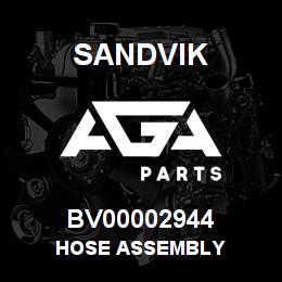 BV00002944 Sandvik HOSE ASSEMBLY | AGA Parts