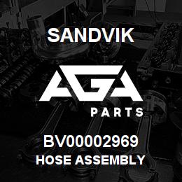 BV00002969 Sandvik HOSE ASSEMBLY | AGA Parts