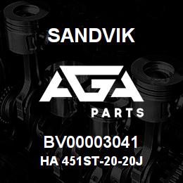 BV00003041 Sandvik HA 451ST-20-20J | AGA Parts