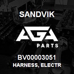 BV00003051 Sandvik HARNESS, ELECTR | AGA Parts