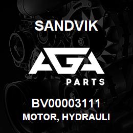 BV00003111 Sandvik MOTOR, HYDRAULI | AGA Parts