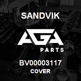 BV00003117 Sandvik COVER | AGA Parts