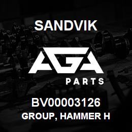 BV00003126 Sandvik GROUP, HAMMER H | AGA Parts