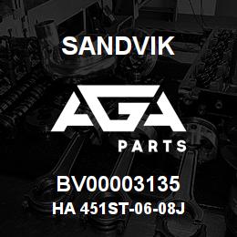 BV00003135 Sandvik HA 451ST-06-08J | AGA Parts