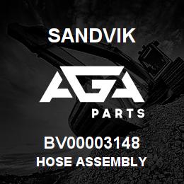 BV00003148 Sandvik HOSE ASSEMBLY | AGA Parts