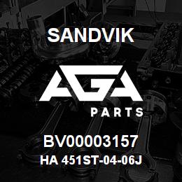 BV00003157 Sandvik HA 451ST-04-06J | AGA Parts