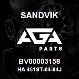 BV00003158 Sandvik HA 451ST-04-04J | AGA Parts